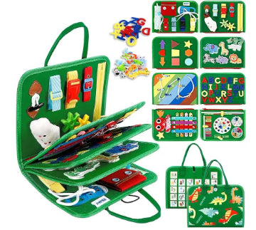 Felt Learning Board Early Childhood Education Toys Dressing Practice Busy Board