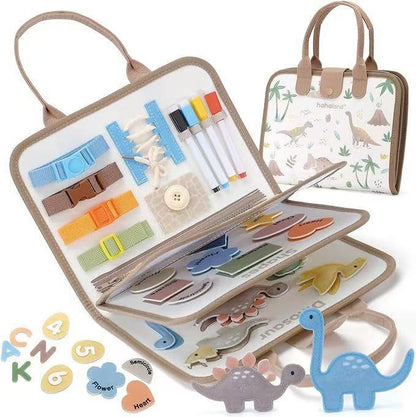 Felt Learning Board Early Childhood Education Toys Dressing Practice Busy Board