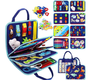 Felt Learning Board Early Childhood Education Toys Dressing Practice Busy Board