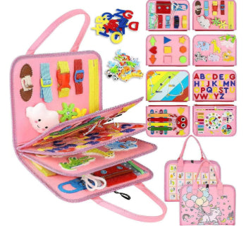 Felt Learning Board Early Childhood Education Toys Dressing Practice Busy Board